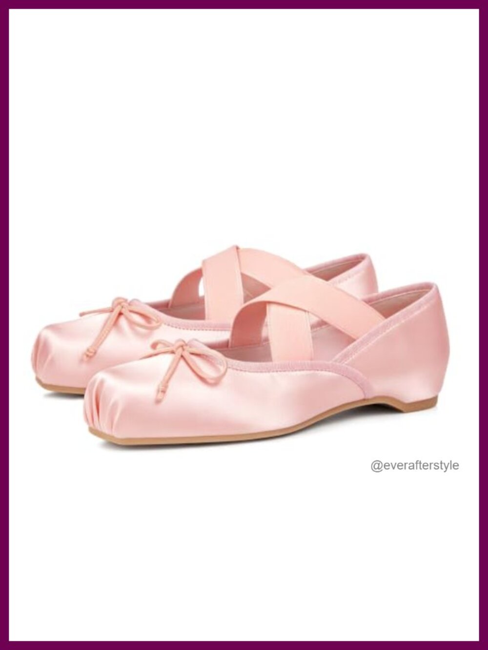 Square Toe Ballet Flats Hidden Heel Elastic Mary Jane Casual Office Shoes